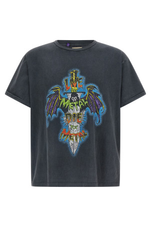 Футболка «Live For Metal» черного цвета LFM10287VINTAGEBLACK