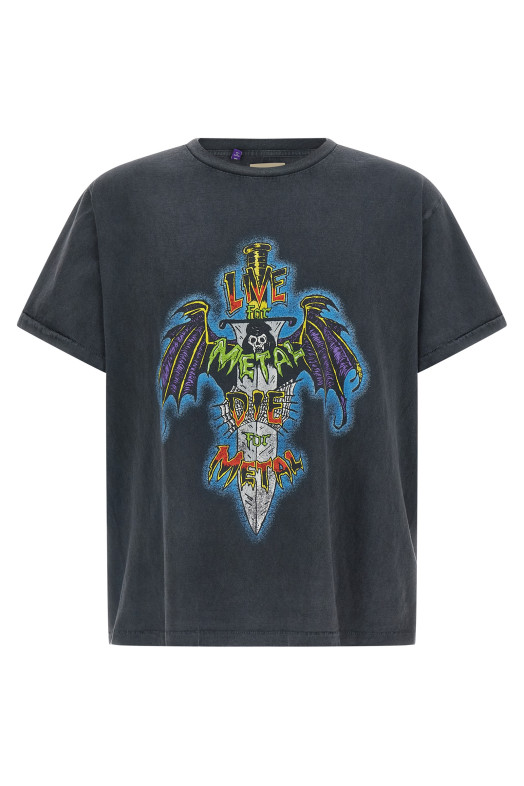 Футболка «Live For Metal» черного цвета LFM10287VINTAGEBLACK