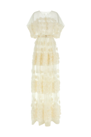 'Super OS' dress White