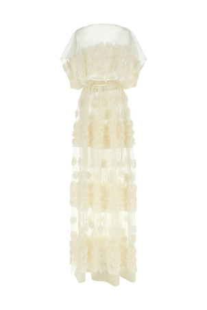 'Super OS' dress White