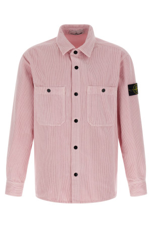 Velvet overshirt Pink