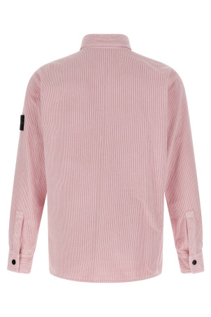 Velvet overshirt Pink