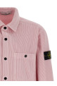 Velvet overshirt Pink