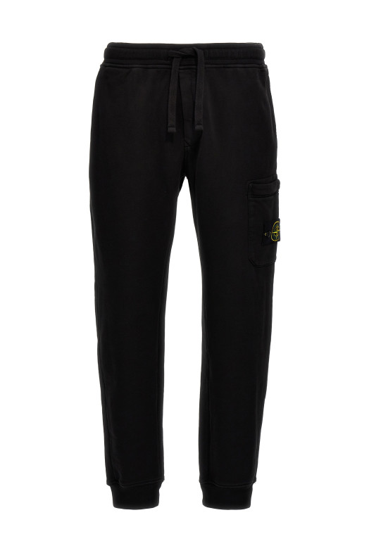 Logo badge joggers Black