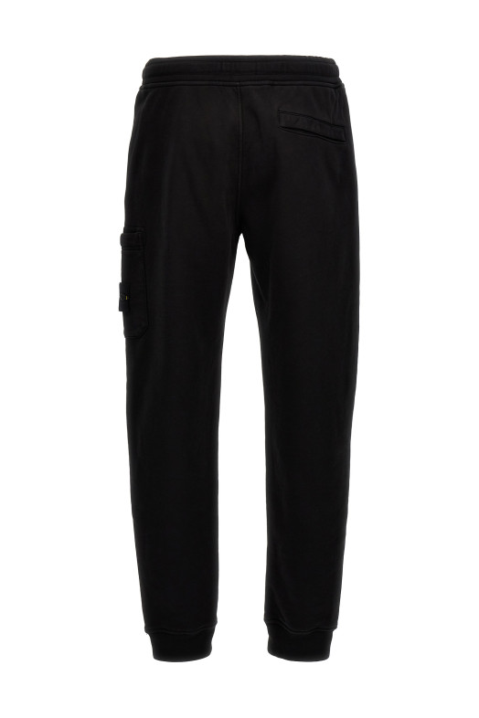 Logo badge joggers Black