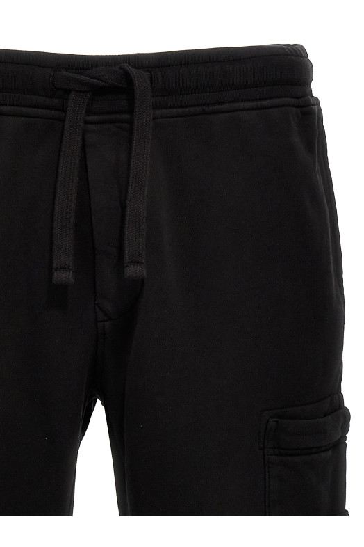 Logo badge joggers Black