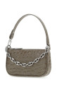 Dove grey leather mini Rachel handbag Brown BY FAR (21PFMIRAMUDCCESMA)