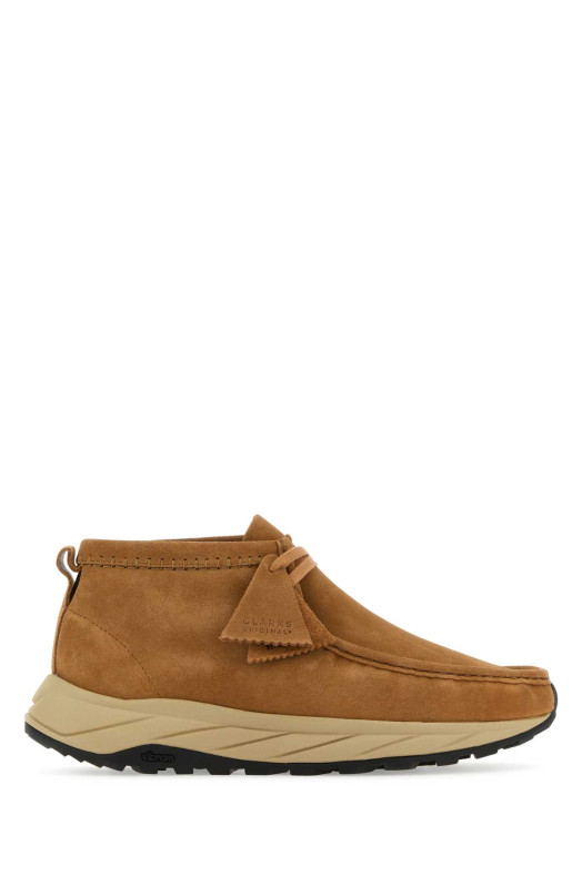 Camel suede Wallabee Eden ankle boots CLARKS (26173319)