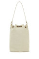 Chalk gabardine bucket bag MIU MIU (5NR0382IA7)