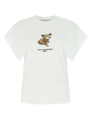 White cotton t-shirt STELLA McCARTNEY (6021463SPW67)