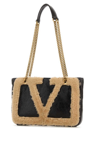Двухцветная кожаная сумка через плечо Viva Superstar VALENTINO GARAVANI (7W0B0S69HDL)