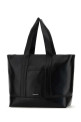 Black leather shopping bag Black ALEXANDER MCQUEEN (8458991AAVL)