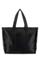 Black leather shopping bag Black ALEXANDER MCQUEEN (8458991AAVL)