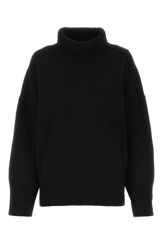Black cashmere oversize sweater CHLOE (CHC23SMP09500)