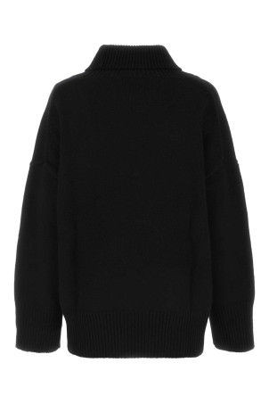 Black cashmere oversize sweater CHLOE (CHC23SMP09500)