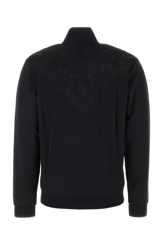 Black polyester blend sweatshirt MARCELO BURLON (CMBD007F23JER001)