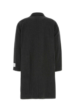 Embroidered wool blend coat ETUDES (DISTANCEHOUNDSTOOTH)