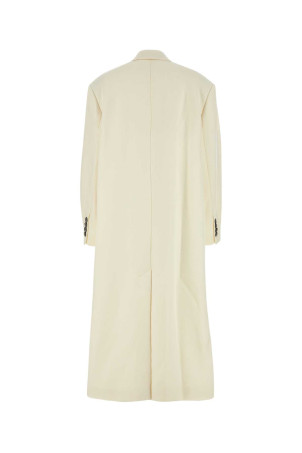 Ivory wool blend oversize coat White AMI (FCO317WV0016)