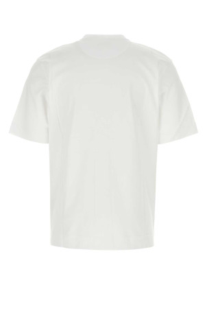 White cotton t-shirt White FENDI (FY0936ARYR)