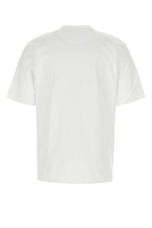 White cotton t-shirt White FENDI (FY0936ARYR)