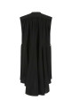 Black viscose blend oversize dress QUIRA (Q506VS)