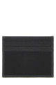 Re-Nylon Saffiano cardholder Black