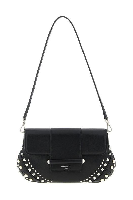 Кошелек «Бар» на цепочке Черный BARWALLETCHAINQXBBLACKIVORYANTIQUESILVER