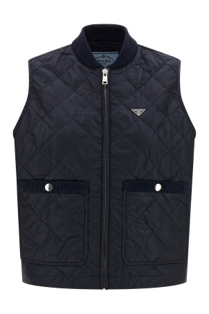 Жилет Re-Nylon Синий PRADA 292328SOOO1WQ9F0AIN