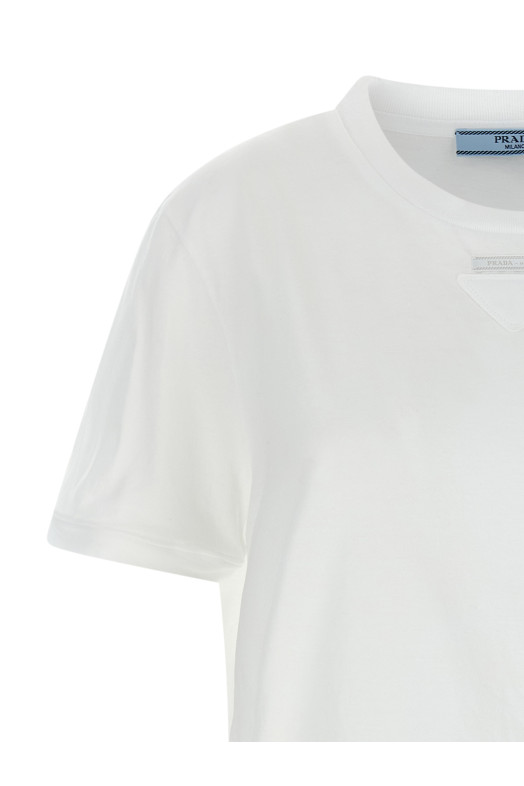 Проволочная футболка Белая PRADA 3569BSOOO18QZF0009