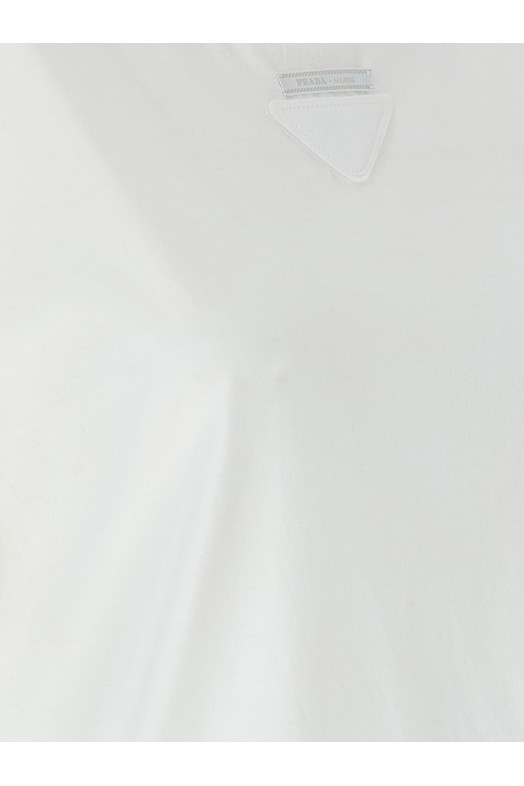 Проволочная футболка Белая PRADA 3569BSOOO18QZF0009