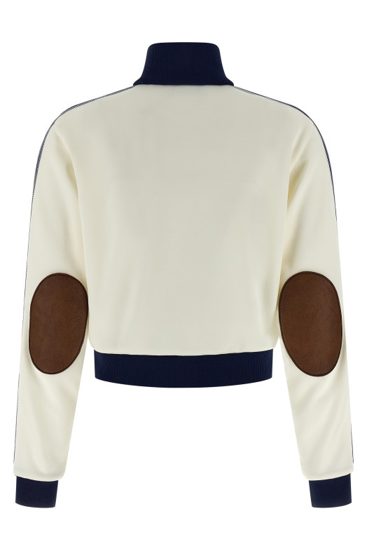 Короткая куртка Белый PRADA 138644SOOO18VXF0304