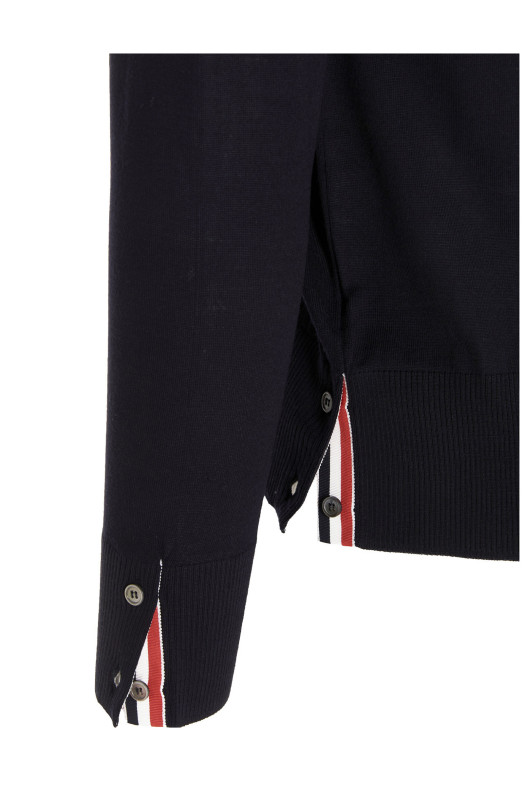 Merino wool cardigan Blue