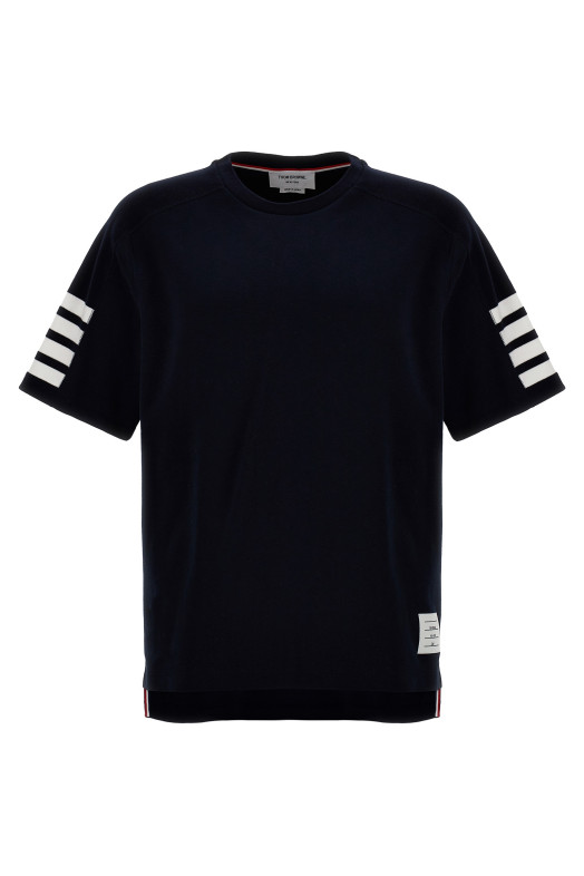 '4 Bar' T-shirt Blue