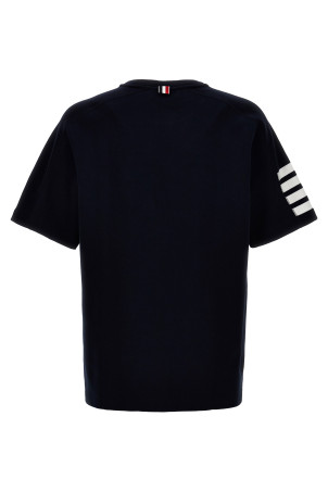 '4 Bar' T-shirt Blue