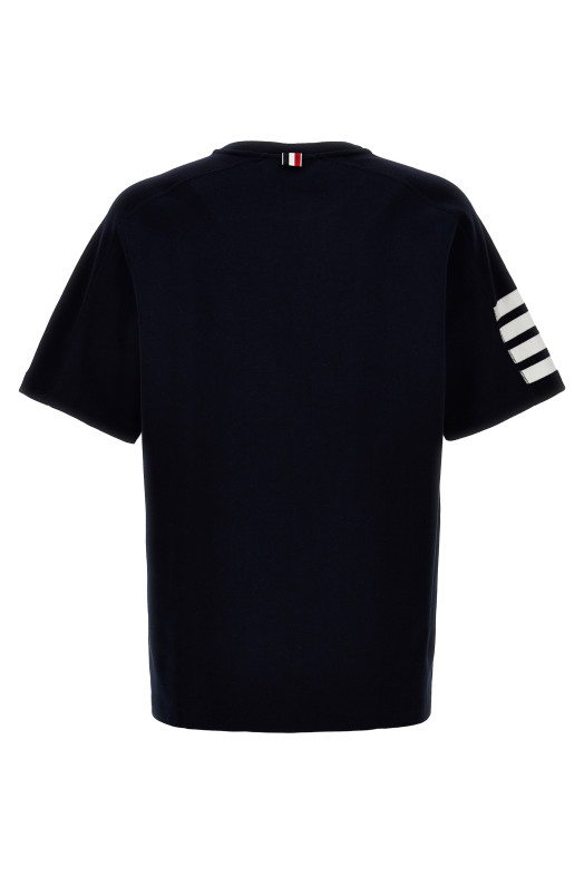 '4 Bar' T-shirt Blue