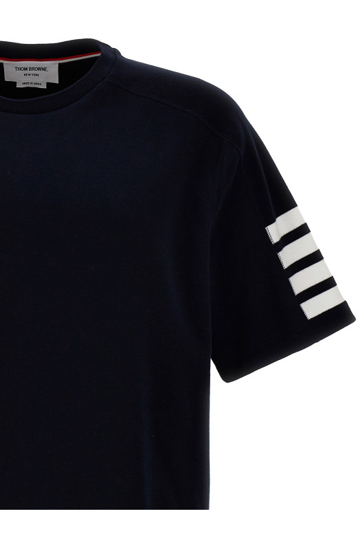 '4 Bar' T-shirt Blue