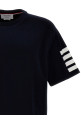 '4 Bar' T-shirt Blue