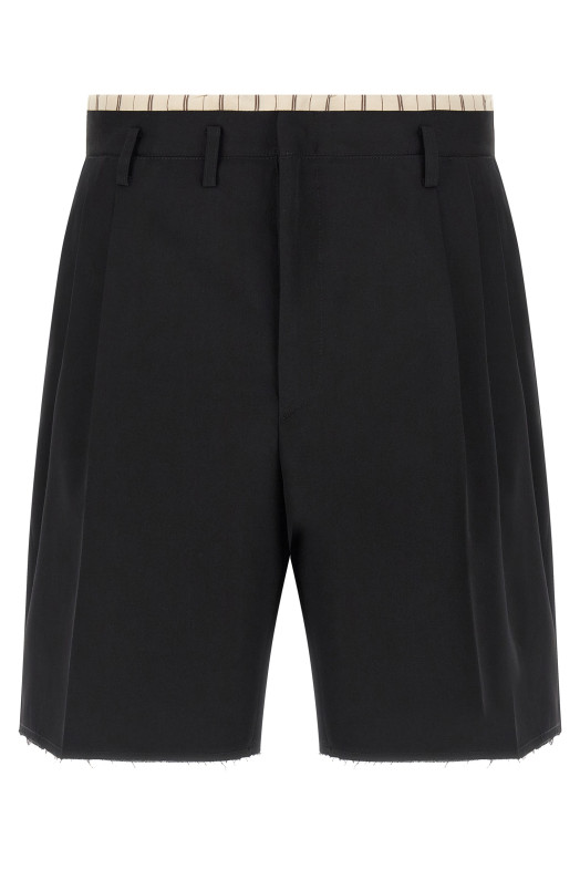 Вставка на подкладке бермуды Черный MAISON MARGIELA S50MU0093M35693900