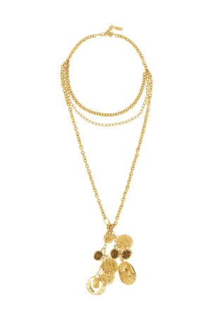 Ожерелье «Chloé Medals» Золото CH26SJN23CB79HA