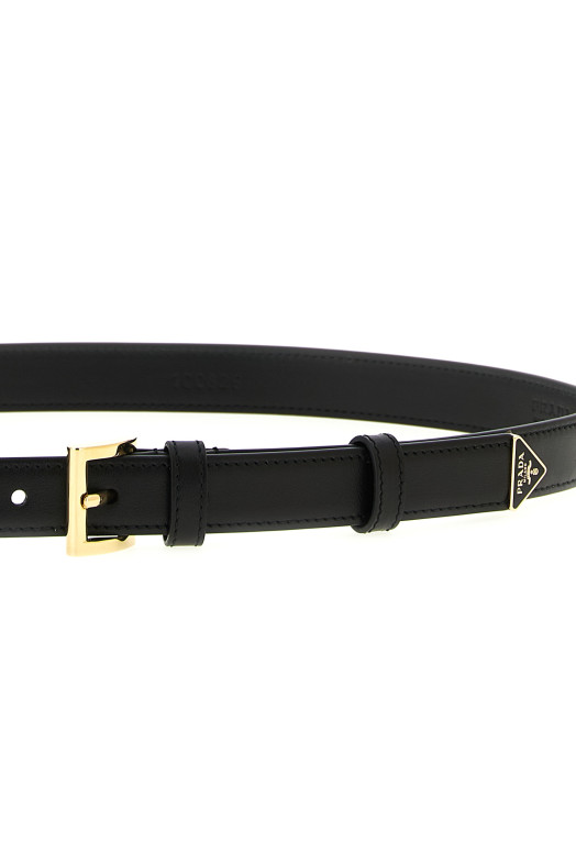 Кожаный ремень Черный PRADA 1CC6258NQF0632