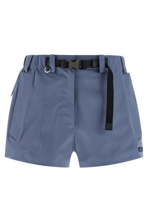 Technical canvas shorts BLUE