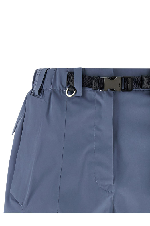 Технические шорты из канваса СИНИЕ PRADA 22H945SOOO18UUF0637