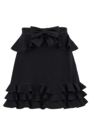 Valentino Garavani Спідниця Crepe Couture Чорна B3RAEF51CF0NO