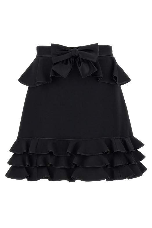 Valentino Garavani Crepe Couture skirt Black