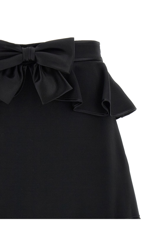Valentino Garavani Crepe Couture skirt Black