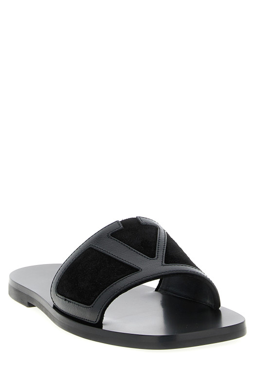 Valentino Garavani «Viva Superstar» слайды Черный Y2S0J72FUH0NO