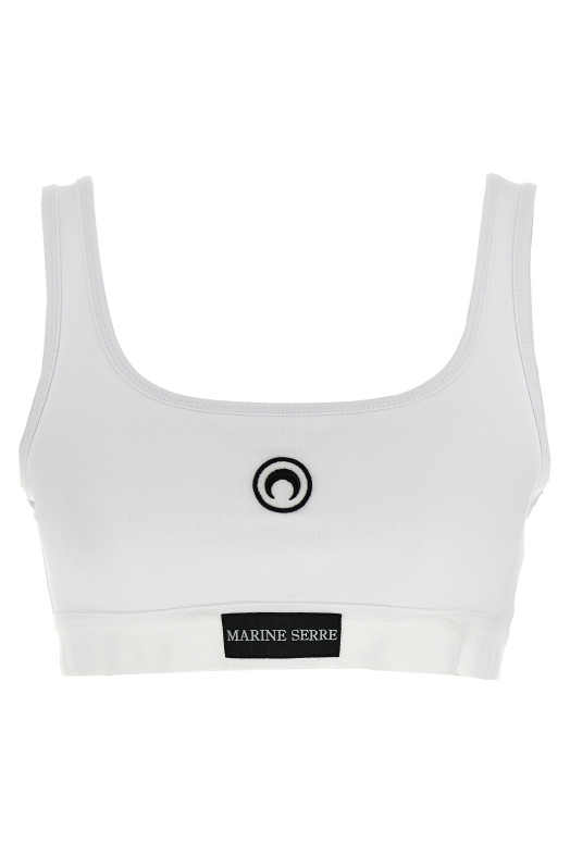 Бюстгальтер «Moon Logo Stretched Jersey Sport» Черно-серый WUW002ACJER0012WH10