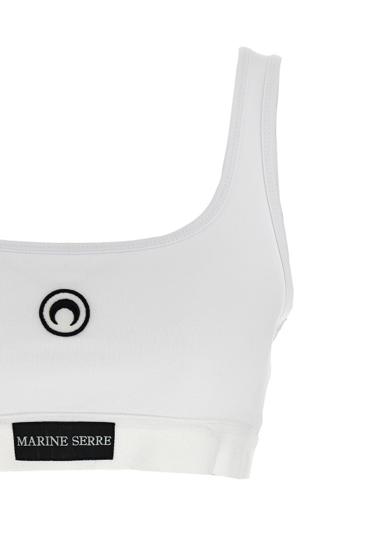 Бюстгальтер «Moon Logo Stretched Jersey Sport» Черно-серый WUW002ACJER0012WH10