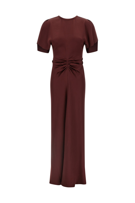 'Isabella' dress Bordeaux