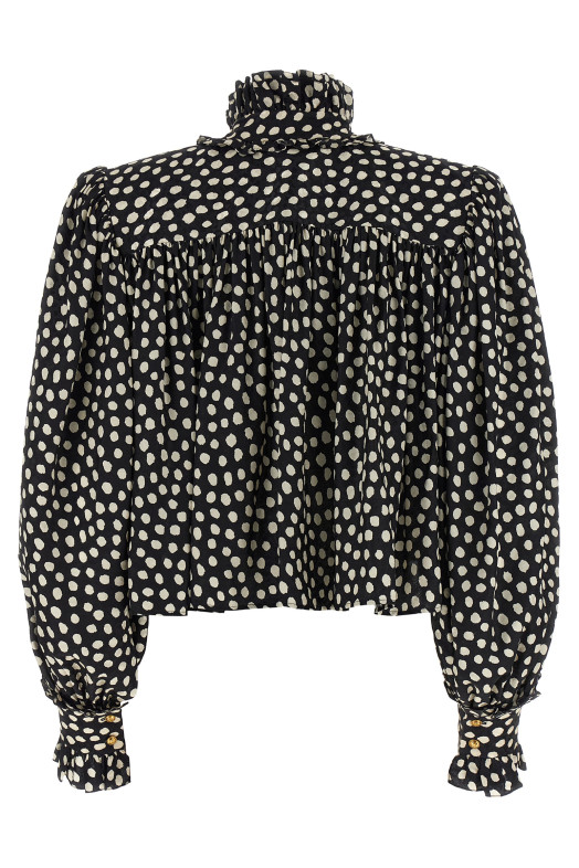 Макси-топ с бретелями Черно-серый CHLOÉ CH26SHT90300915